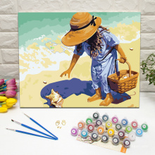 DIY Oil Painting by numbers Kit for Beginners and kids painting